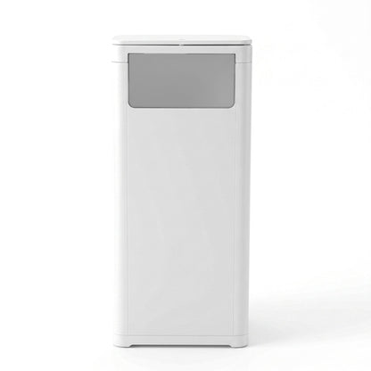Alona.com.au Home & Garden > Kitchen Bins > Automatic Bins Cefito 30L Commercial Trash Can with Lid Front Push Flap Rubbish Bin White