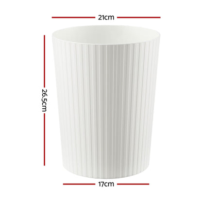 Alona.com.au Home & Garden > Kitchen Bins > Automatic Bins Cefito 8L Open Top Rubbish Bins Waste Bin Trash Can Storage Dustbin White