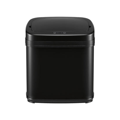 Alona.com.au Home & Garden > Kitchen Bins > Automatic Bins Devanti 15L Motion Sensor Bin Touchless Bins Soft-Close Rubbish Trash Can Black