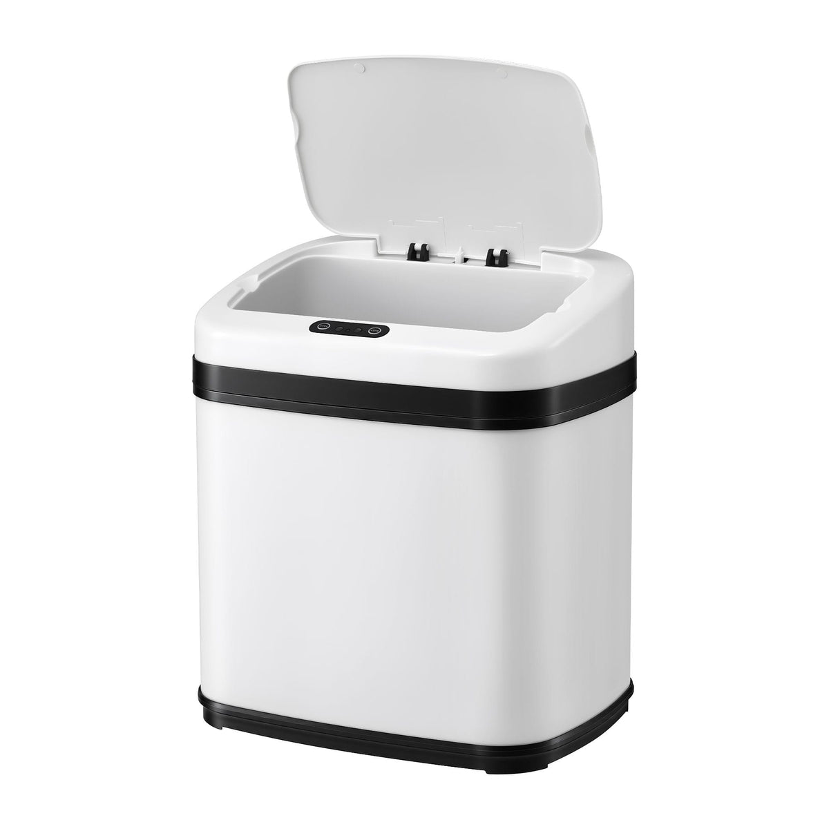 Alona.com.au Home & Garden > Kitchen Bins > Automatic Bins Devanti 15L Motion Sensor Bin Touchless Bins Soft-Close Rubbish Trash Can White