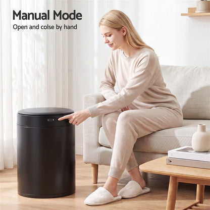 Alona.com.au Home & Garden > Kitchen Bins > Automatic Bins Devanti 20L Automatic Sensor Bin Touchless Rubbish Waste Bin Black Kitchen