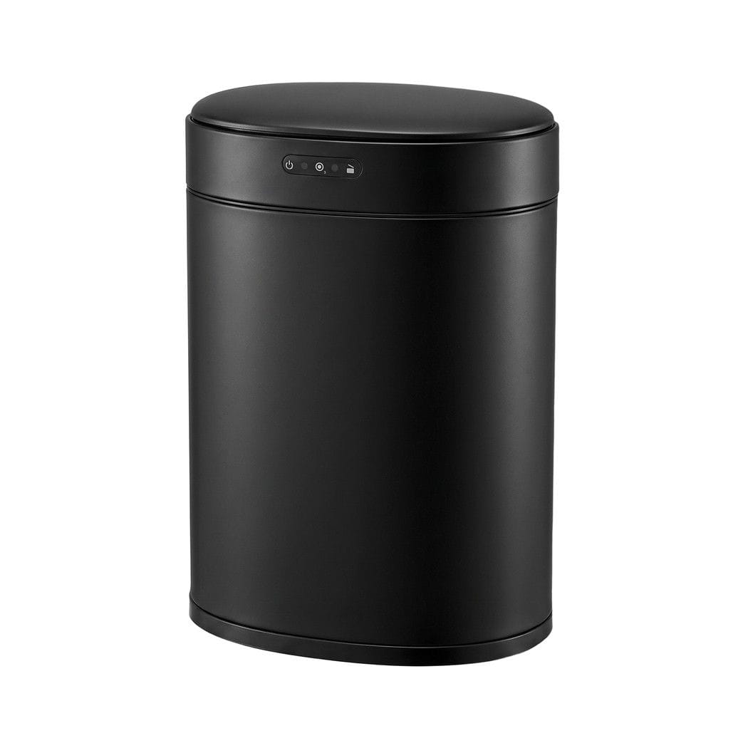 Alona.com.au Home & Garden > Kitchen Bins > Automatic Bins Devanti 20L Automatic Sensor Bin Touchless Rubbish Waste Bin Black Kitchen