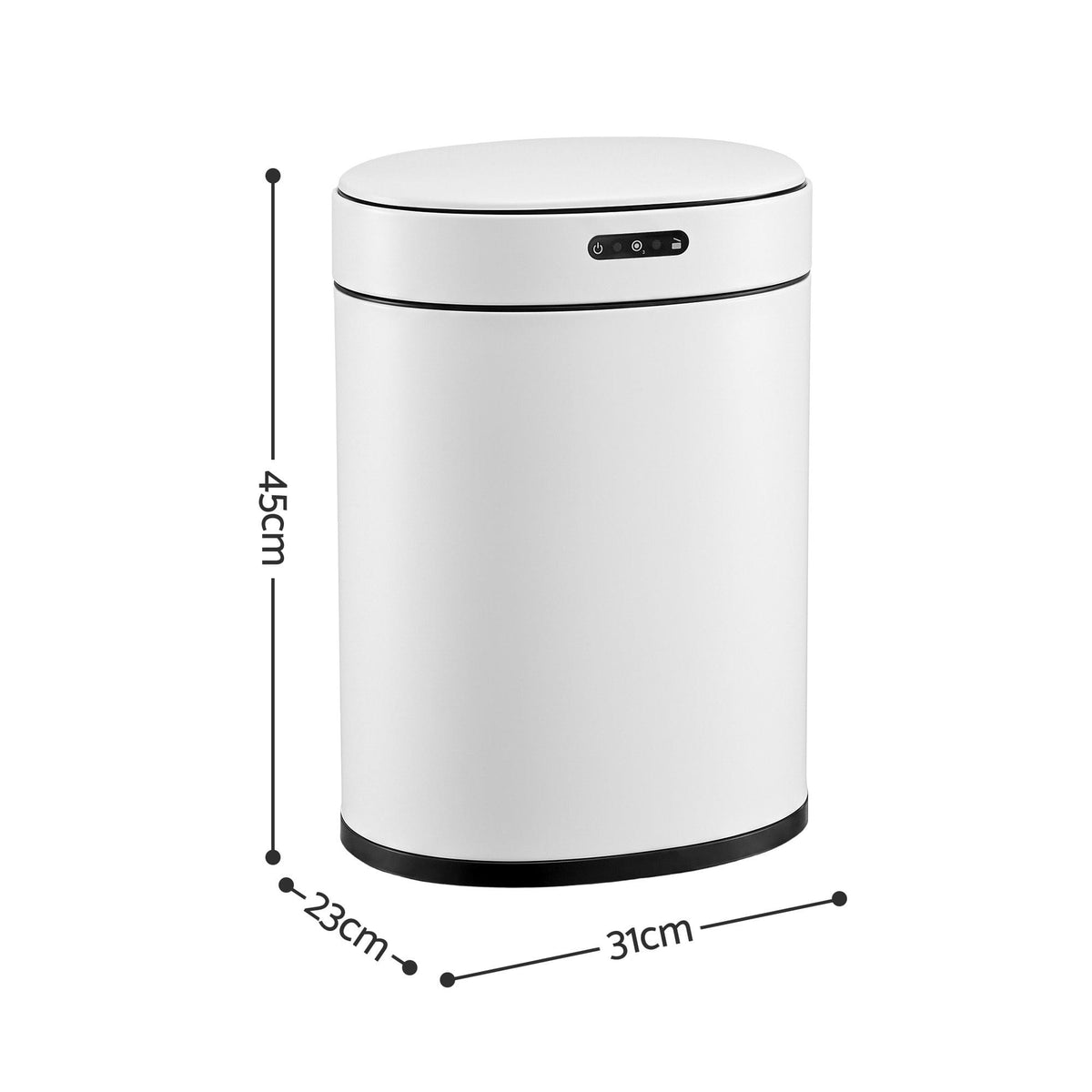 Alona.com.au Home & Garden > Kitchen Bins > Automatic Bins Devanti 20L Automatic Sensor Bin Touchless Rubbish Waste Bin White Kitchen