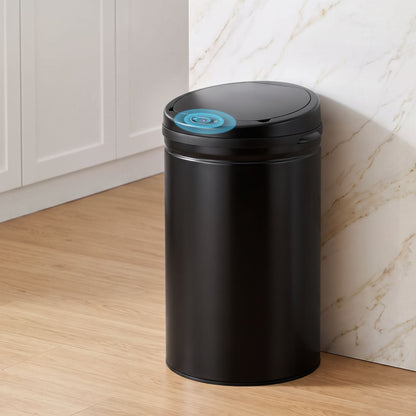 Alona.com.au Home & Garden > Kitchen Bins > Automatic Bins Devanti 30L Sensor Bin Automatic Touchless Trash Can Garbage Rubbish Black