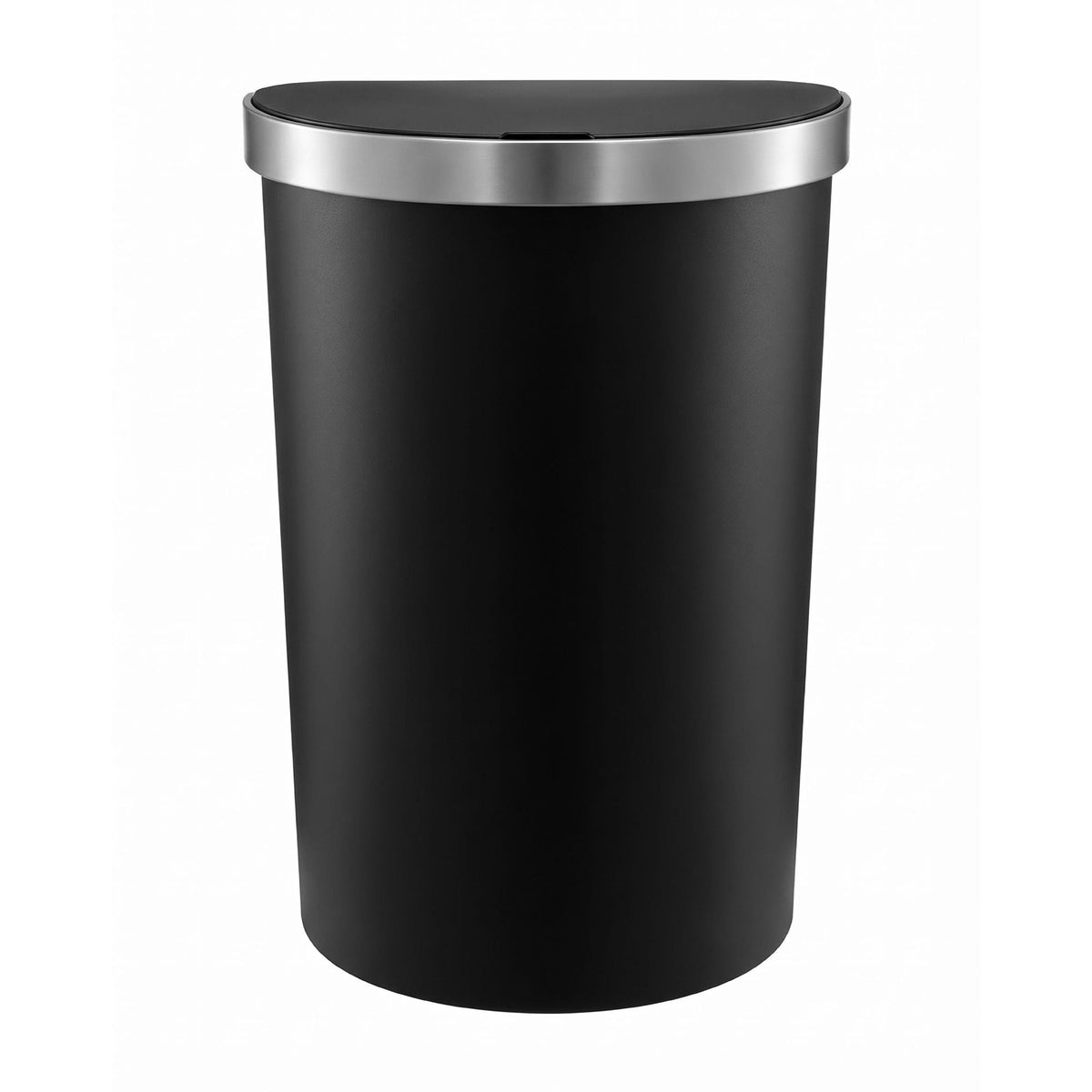 Alona.com.au Home & Garden > Kitchen Bins > Automatic Bins Devanti 50L Sensor Bin D-Shape Trash Can Kitchen Smart Rubbish Bin Black