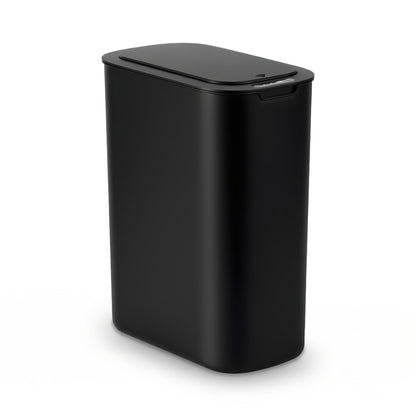 Alona.com.au Home & Garden > Kitchen Bins > Automatic Bins Devanti Automatic Trash Bin with Lid 21L Motion Sensor Kitchen Bin Touchless Garbage Can Modern Black Plastic Slim Rubbish Bin with Liner Holder for Kitchen, Home, Office