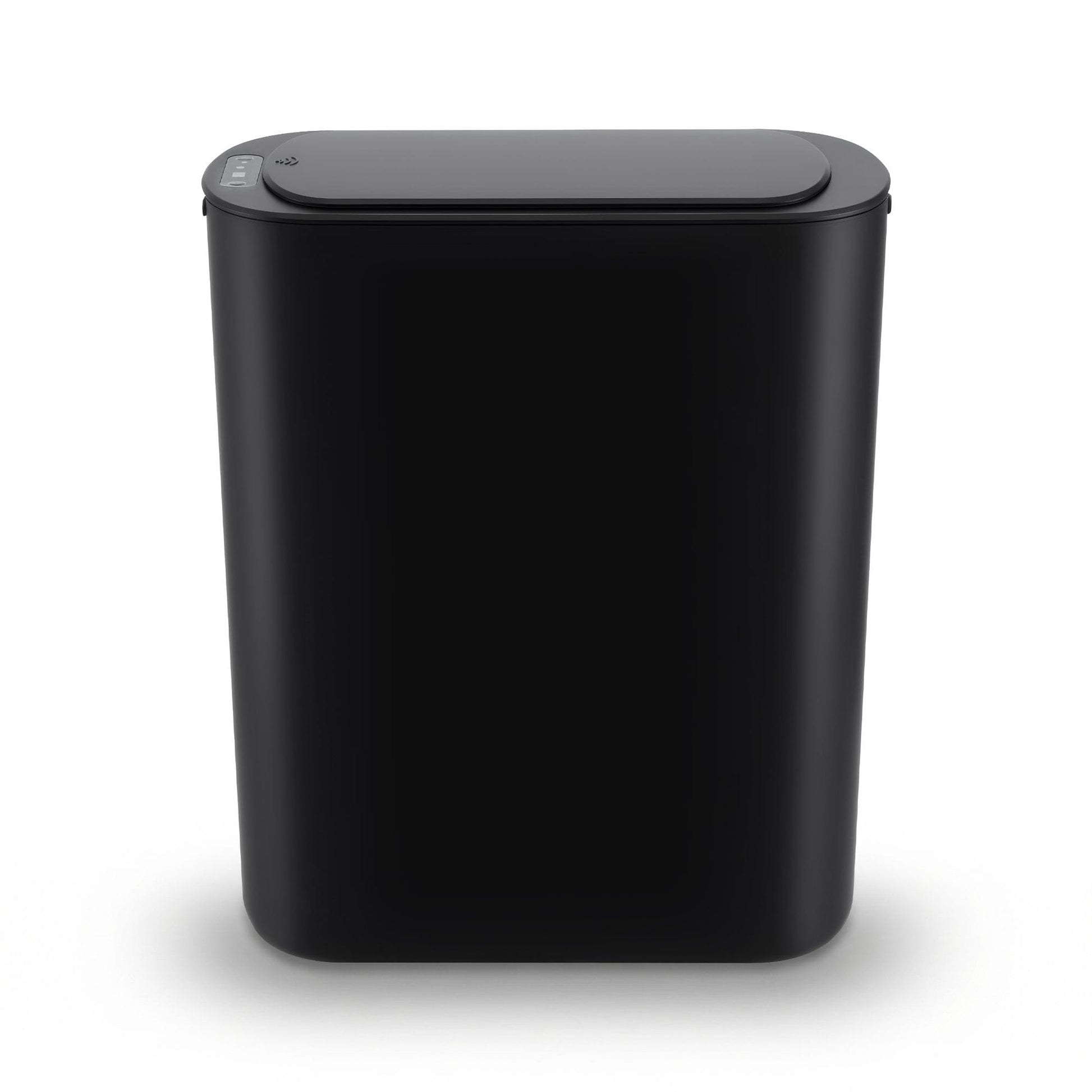Alona.com.au Home & Garden > Kitchen Bins > Automatic Bins Devanti Automatic Trash Bin with Lid 21L Motion Sensor Kitchen Bin Touchless Garbage Can Modern Black Plastic Slim Rubbish Bin with Liner Holder for Kitchen, Home, Office