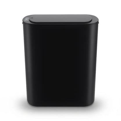 Alona.com.au Home & Garden > Kitchen Bins > Automatic Bins Devanti Automatic Trash Bin with Lid 21L Motion Sensor Kitchen Bin Touchless Garbage Can Modern Black Plastic Slim Rubbish Bin with Liner Holder for Kitchen, Home, Office