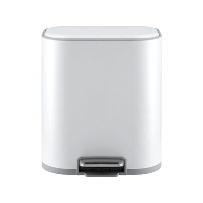 Alona.com.au Home & Garden > Kitchen Bins > Pedal Bins Cefito 20L Trash Bin Steel Pedal Bins Soft Close Kitchen Rubbish Waste Can White