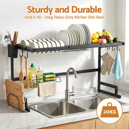 Alona.com.au Home & Garden > Kitchenware > Dish Racks Cefito Dish Drying Rack for Kitchen Storage Organisation Kitchen Sink Organiser Dish Drainer
