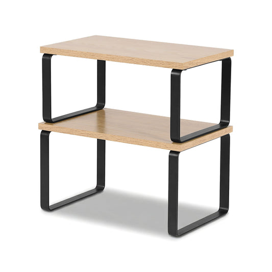 Alona.com.au Home & Garden > Kitchenware > Dish Racks Cefito Kitchen Storage Shelves Rack Cupboard Cabinet Organiser Set of 2