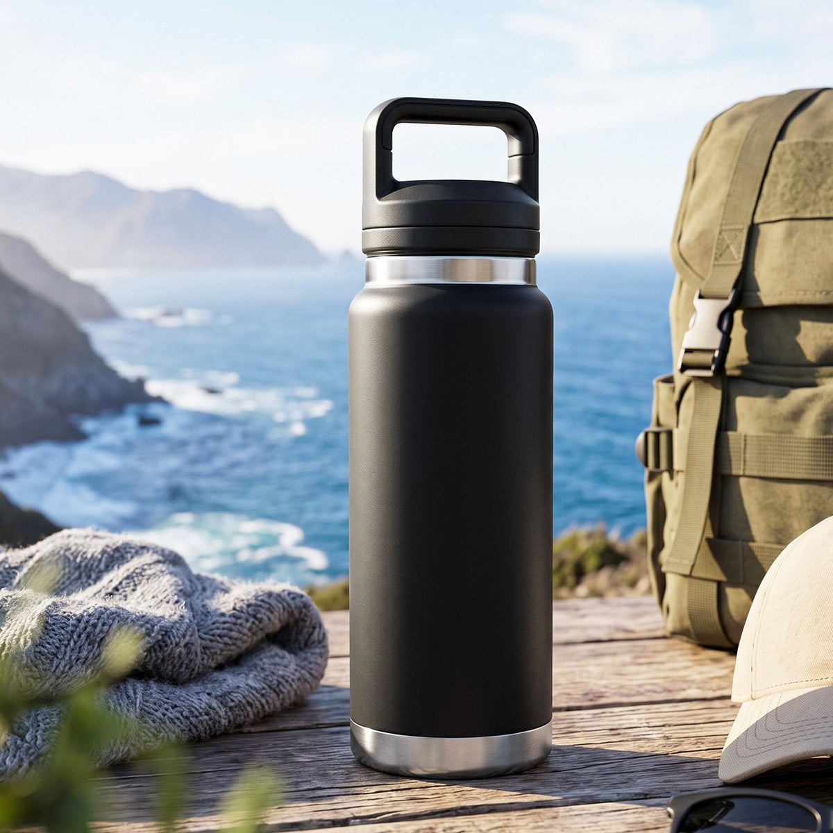 Alona.com.au Home & Garden > Kitchenware > Drinkware Everfit 750ML Insulated Water Bottle Stainless Steel Drink Bottle