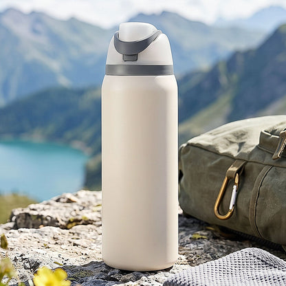Alona.com.au Home & Garden > Kitchenware > Drinkware Everfit 950ML Insulated Water Bottle with Straw Stainless Steel Drink Bottle
