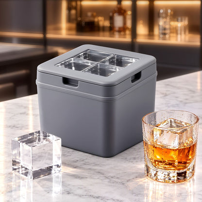 Alona.com.au Home & Garden > Kitchenware > Kitchen Utensils Artiss 5cm Clear Ice Mold Whiskey Large Square Ice Cube Tray