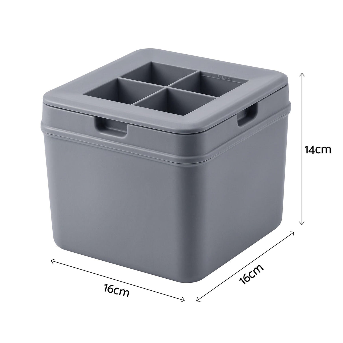 Alona.com.au Home & Garden > Kitchenware > Kitchen Utensils Artiss 5cm Clear Ice Mold Whiskey Large Square Ice Cube Tray