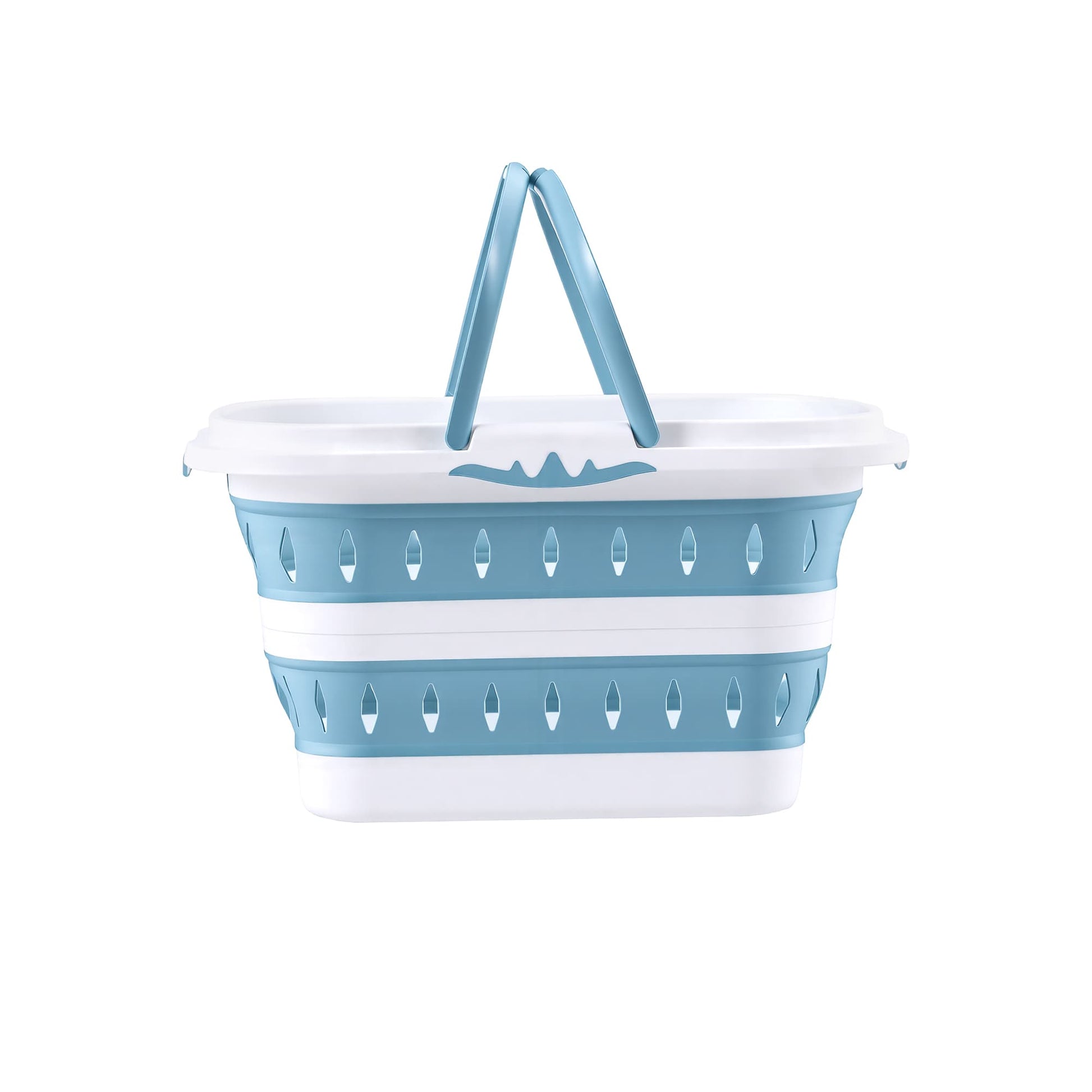 Alona.com.au Home & Garden > Laundry & Cleaning > Laundry Baskets Artiss Laundry Basket Hamper Large Foldable Washing Clothes Storage Organiser Blue