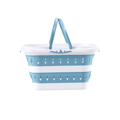 Alona.com.au Home & Garden > Laundry & Cleaning > Laundry Baskets Artiss Laundry Basket Hamper Large Foldable Washing Clothes Storage Organiser Blue