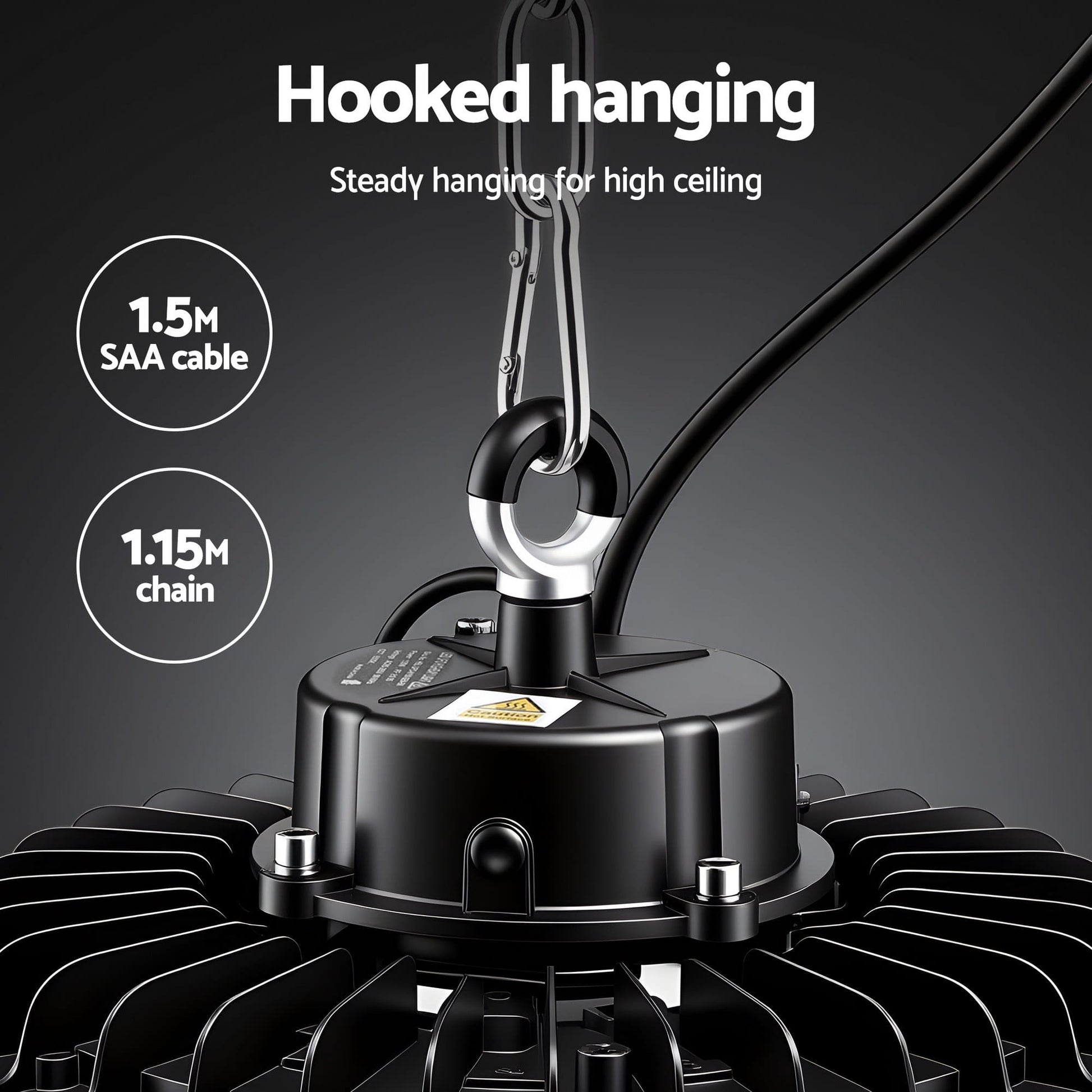 Alona.com.au Home & Garden > Lighting > Ceiling Lights Leier 150W UFO LED High Bay Light Motion Sensor