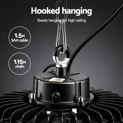 Alona.com.au Home & Garden > Lighting > Ceiling Lights Leier 150W UFO LED High Bay Light Motion Sensor