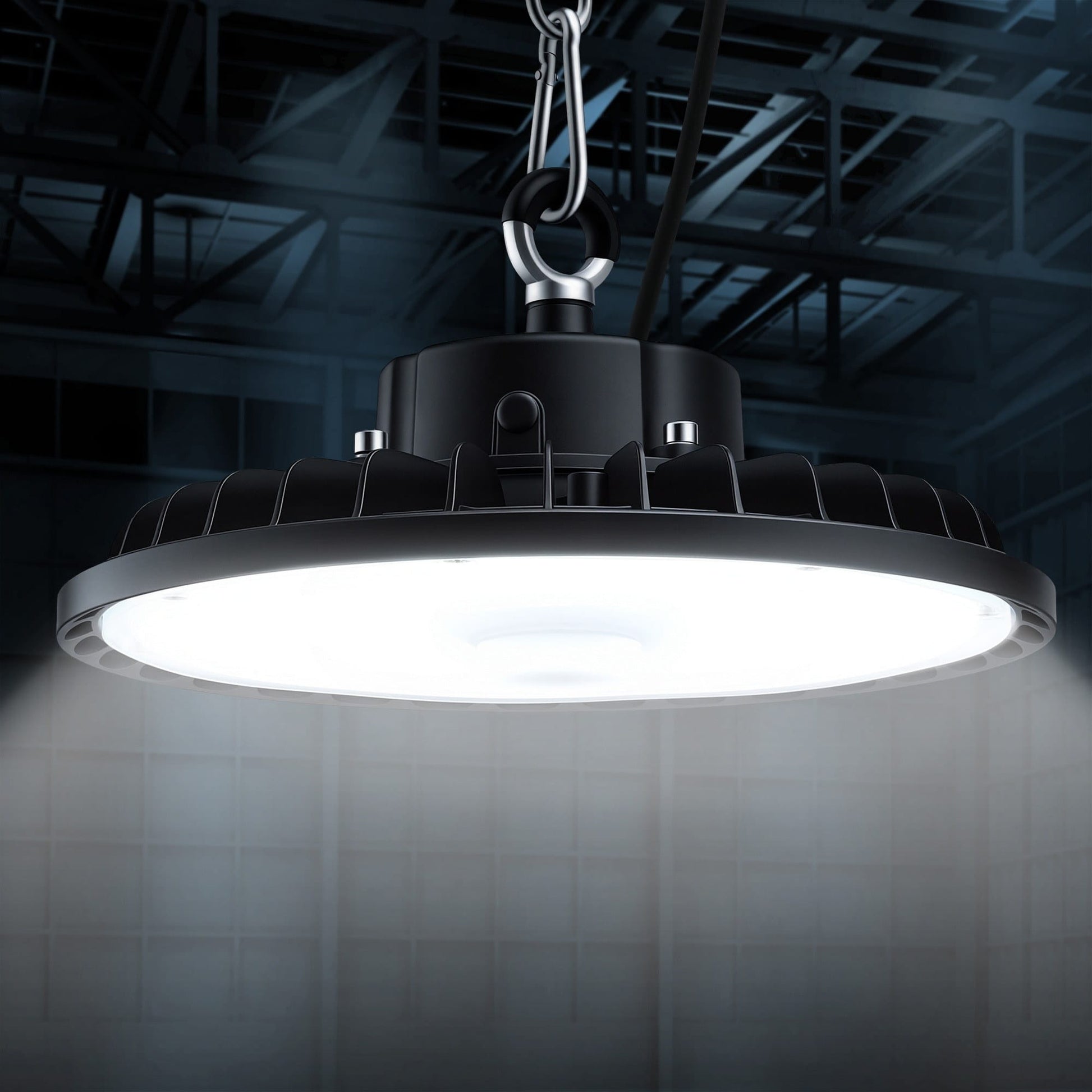 Alona.com.au Home & Garden > Lighting > Ceiling Lights Leier 150W UFO LED High Bay Light Motion Sensor