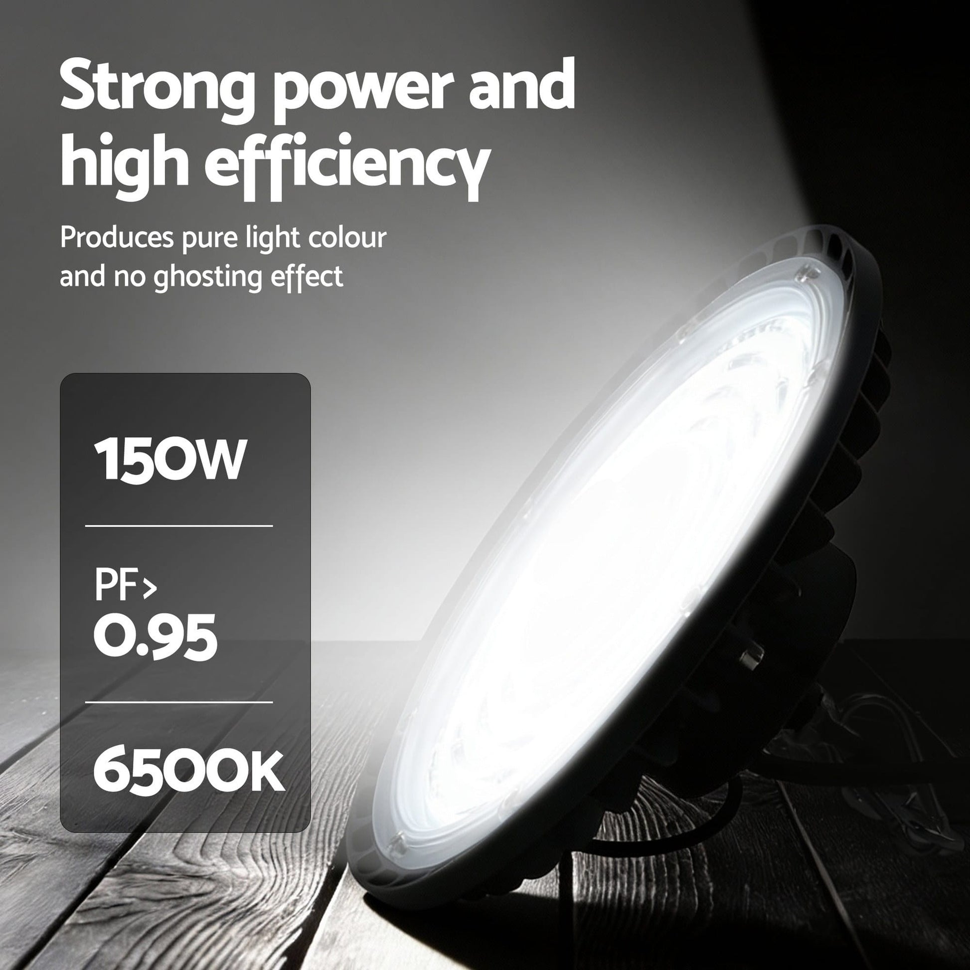 Alona.com.au Home & Garden > Lighting > Ceiling Lights Leier 150W UFO LED High Bay Light Motion Sensor