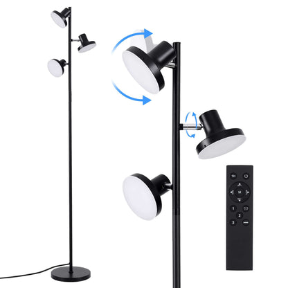 Alona.com.au Home & Garden > Lighting > Floor Lamps Artiss RGB Floor Lamp LED with 3 Swivel Lights Color Changing Lamp with Remote Stepless Dimmable