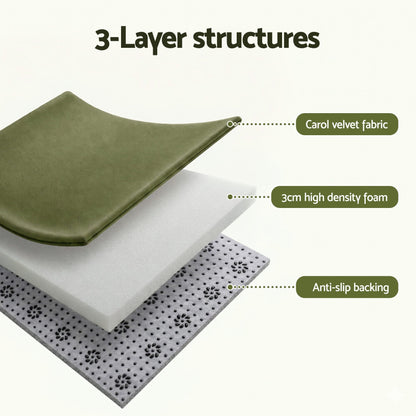 Alona.com.au Home & Garden > Rugs > Door Mats Artiss Tatami Mat Floor Mattress 3cm Thick Futon Mattresses Mellow Mat Rugs Living Room Green