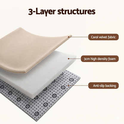 Alona.com.au Home & Garden > Rugs > Floor Rugs Artiss Tatami Mat Floor Mattress 3cm Thick Futon Mattresses Mellow Mat Rugs Living Room Beige