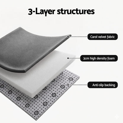 Alona.com.au Home & Garden > Rugs > Floor Rugs Artiss Tatami Mat Floor Mattress 3cm Thick Futon Mattresses Mellow Mat Rugs Living Room Grey