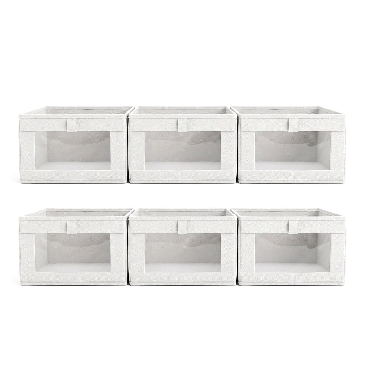 Alona.com.au Home & Garden > Storage > Clothing & Wardrobe Storage Artiss 6 Pack Linen Closet Organizers and Storage Foldable Clothing Bins