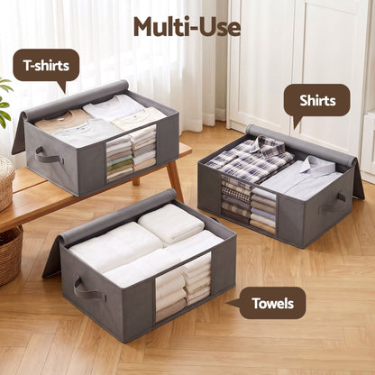 Alona.com.au Home & Garden > Storage > Clothing & Wardrobe Storage Artiss 6 Packs Clothes Storage Bags 35L Foldable Closet Organizer Storage Bins
