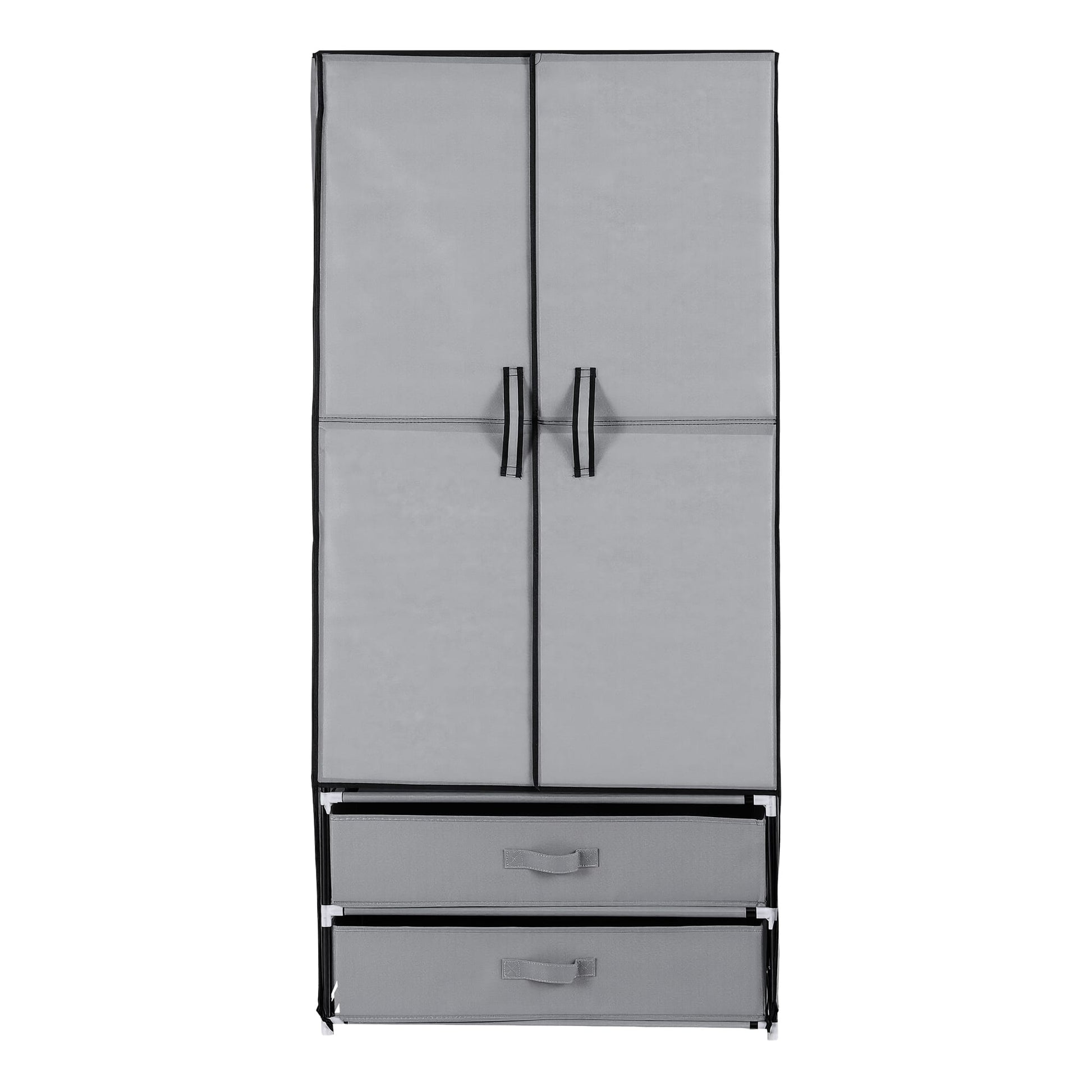 Alona.com.au Home & Garden > Storage > Clothing & Wardrobe Storage Artiss Large Portable Clothes Closet Wardrobe with Magnetic Door Grey