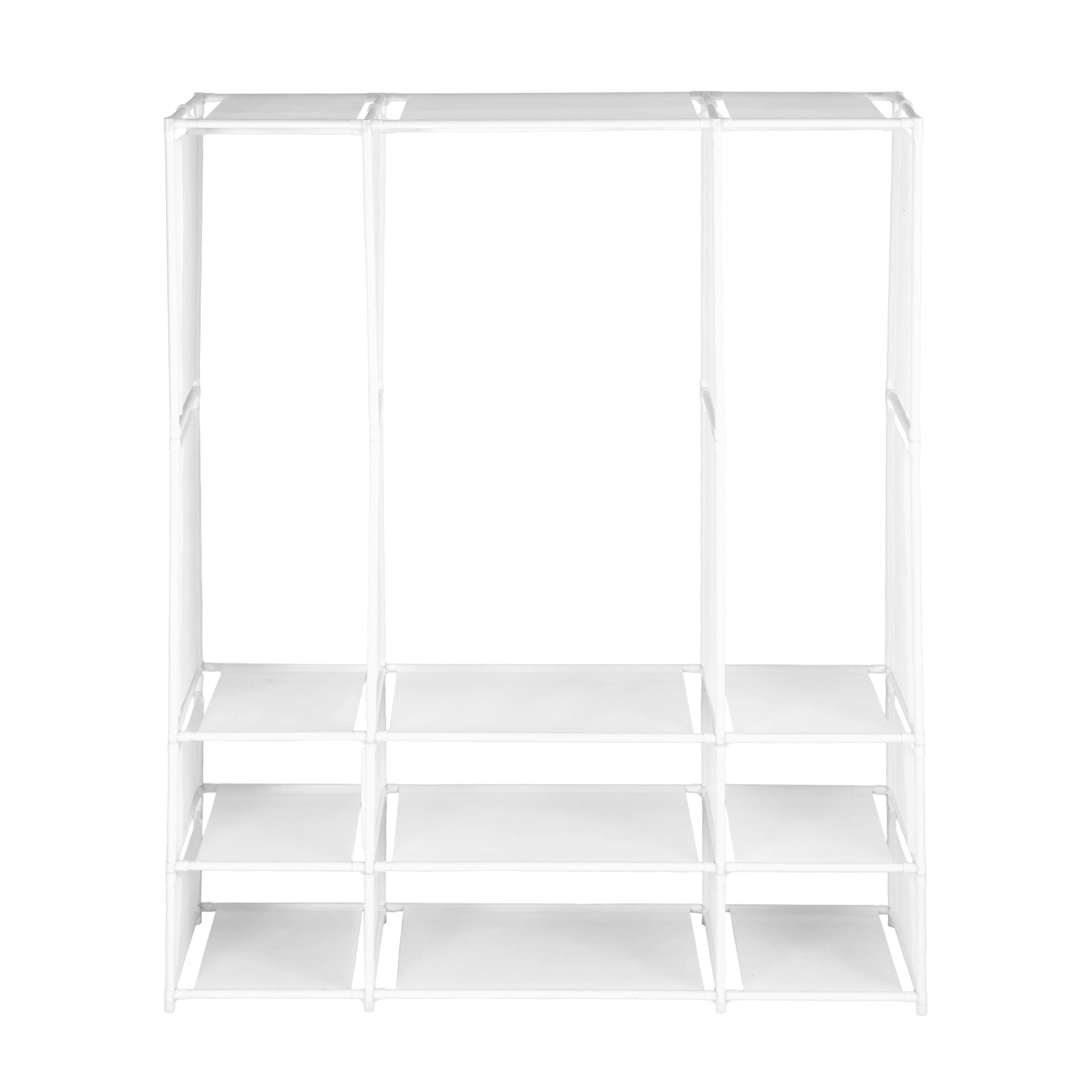 Alona.com.au Home & Garden > Storage > Clothing & Wardrobe Storage Artiss Large Portable Clothes Closet Wardrobe with Open Shelf White