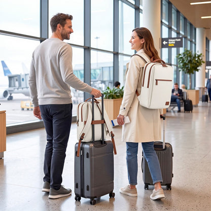 Alona.com.au Home & Garden > Travel > Backpacks Wanderlite 20L Travel Laptop Backpack Carry On Work Bag with USB Port for Airlines Outdoor Business Beige