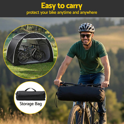 Alona.com.au Home & Garden > Travel > Duffel Bags Giantz Bike Storage Tent Outdoor Waterproof UV Resistant Shelter w/ Ventilation