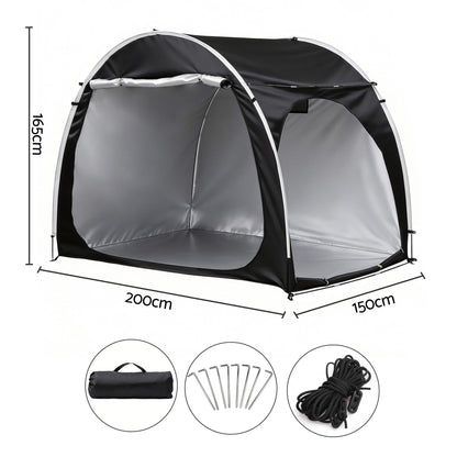 Alona.com.au Home & Garden > Travel > Duffel Bags Giantz Bike Storage Tent Outdoor Waterproof UV Resistant Shelter w/ Ventilation