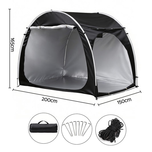 Alona.com.au Home & Garden > Travel > Duffel Bags Giantz Bike Storage Tent Outdoor Waterproof UV Resistant Shelter w/ Ventilation