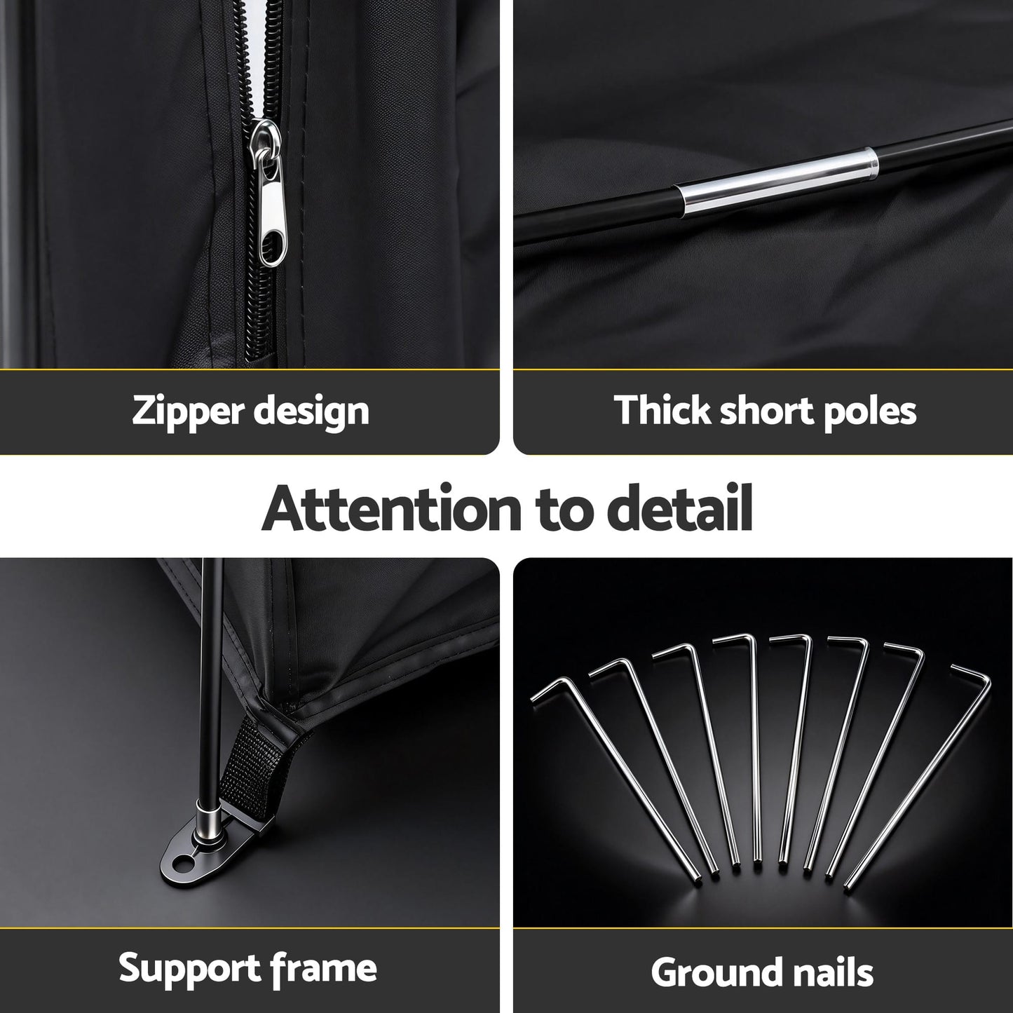 Alona.com.au Home & Garden > Travel > Duffel Bags Giantz Bike Storage Tent Waterproof Outdoor UV Protection Shelter w/ Large Space