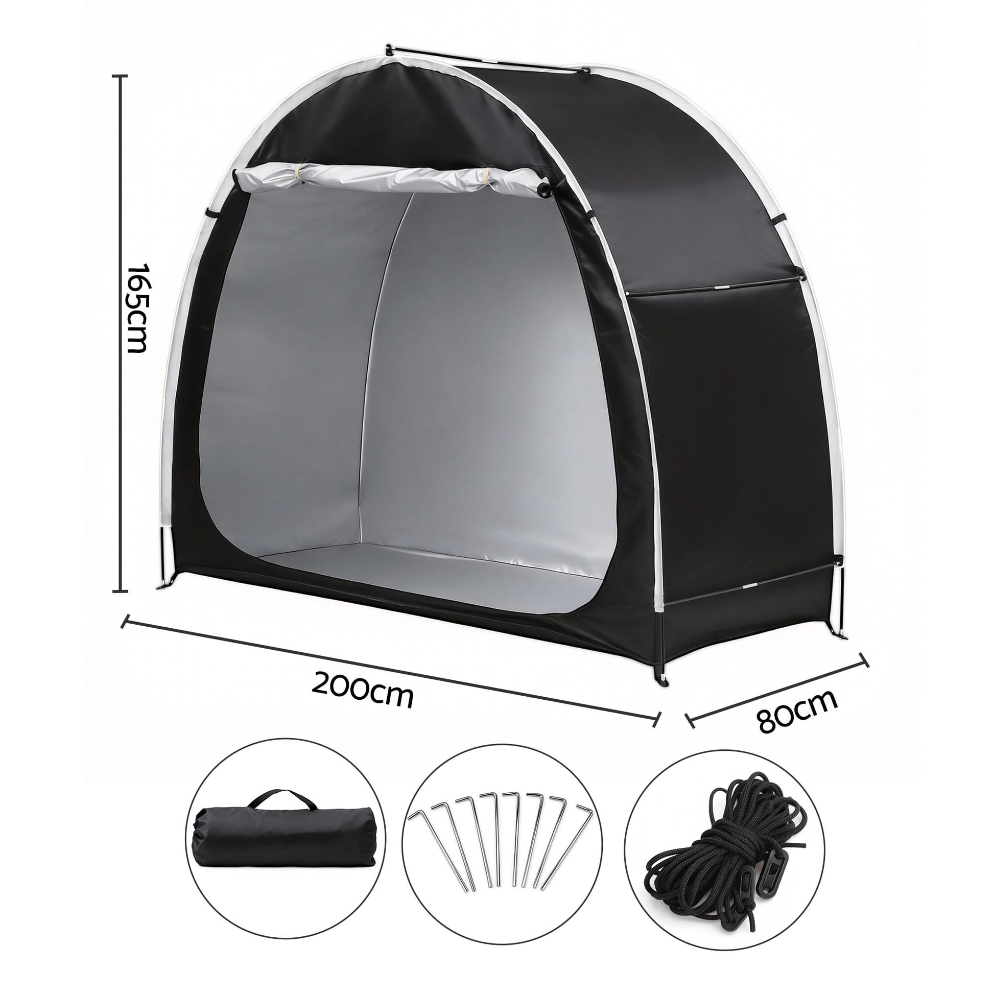 Alona.com.au Home & Garden > Travel > Duffel Bags Giantz Bike Storage Tent Waterproof Outdoor UV Protection Shelter w/ Large Space