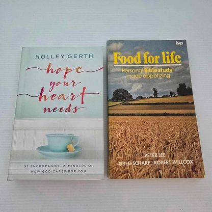 Alona.com.au Hope Your Heart Needs and Food For Life - Personal Bible Study - Encouraging
