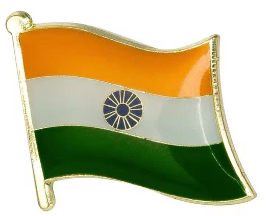 Alona.com.au India Flag Lapel Badge Pin Brooch Indian