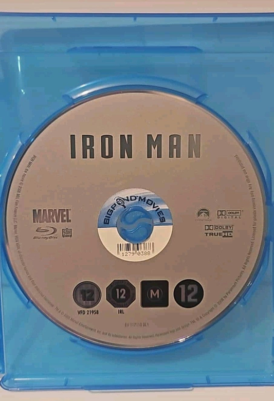 Alona.com.au Iron Man Blu-Ray Disk Only