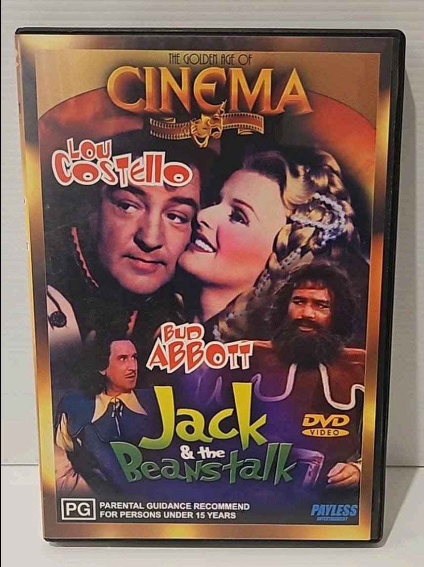 Alona.com.au Jack And The Beanstalk (DVD 1952) Fantasy Comedy Film - Bud Abbott, Lou Costello