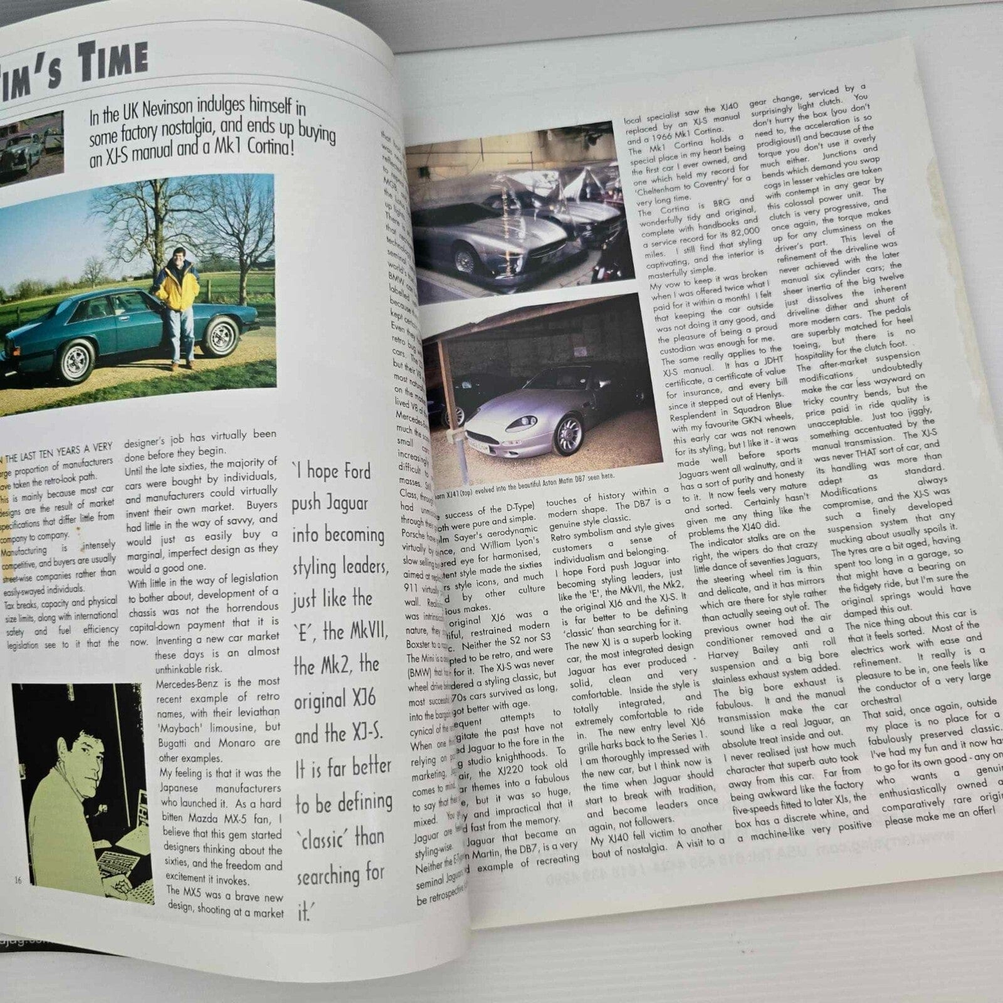 Alona.com.au Jaguar Magazine Issue No 108 - F1 Racing Season - XK120 - XJ-S Rebuild Project