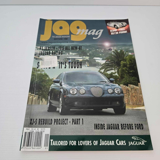 Alona.com.au Jaguar Magazine Issue No 108 - F1 Racing Season - XK120 - XJ-S Rebuild Project