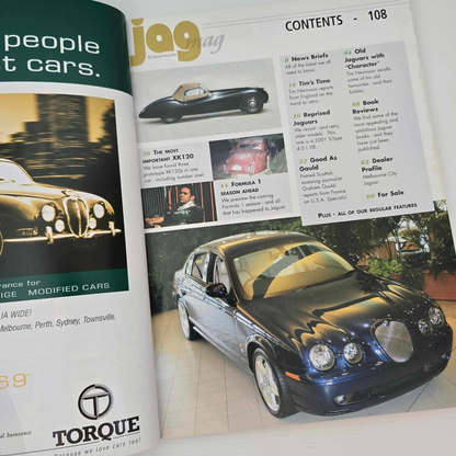 Alona.com.au Jaguar Magazine Issue No 108 - F1 Racing Season - XK120 - XJ-S Rebuild Project