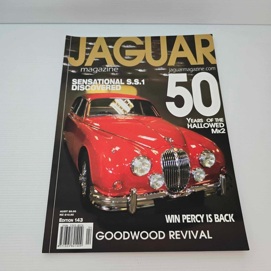 Alona.com.au Jaguar Magazine Issue No 143 50 Years of Hallowed Mk2 - Sensational S.S.1 - XJ