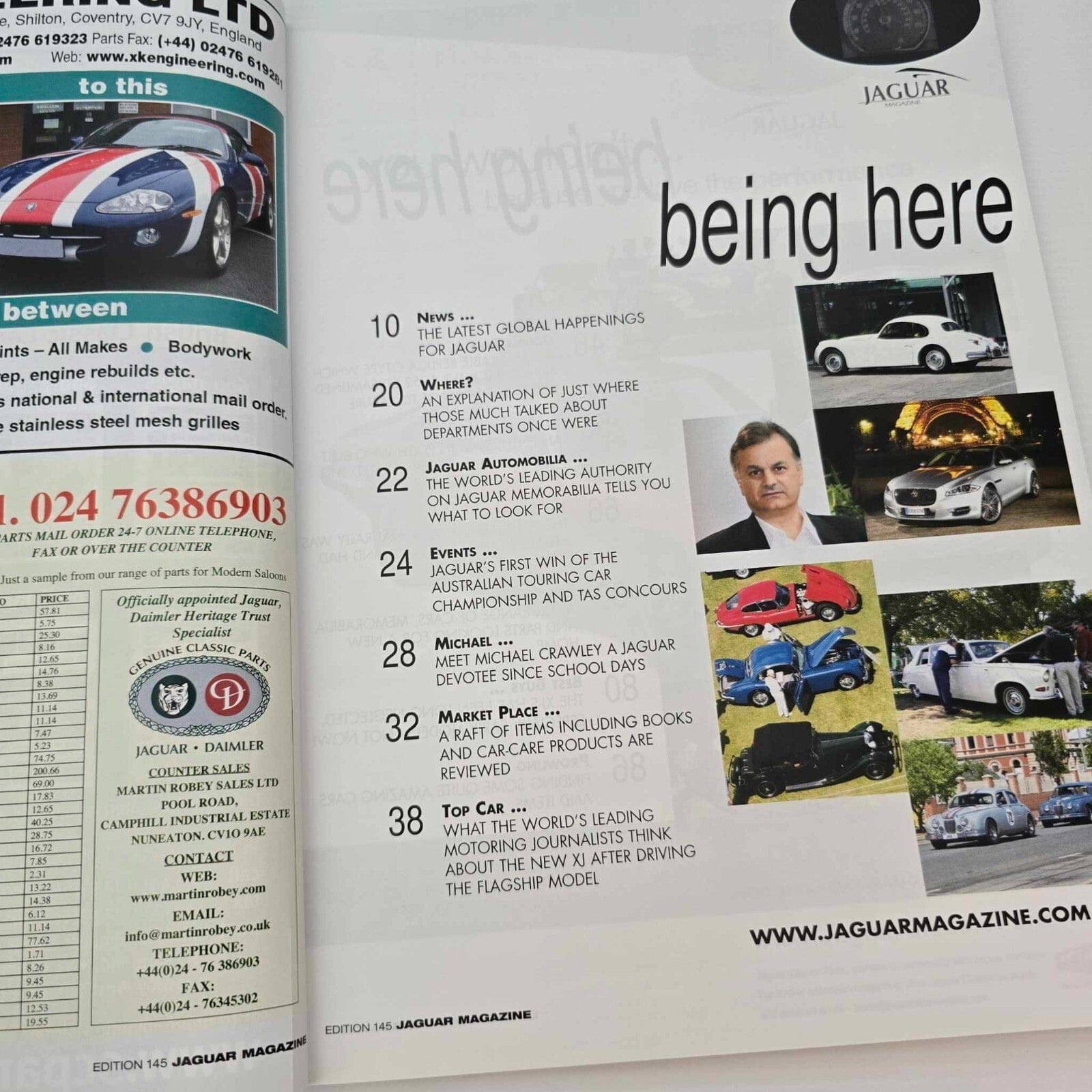 Alona.com.au Jaguar Magazine Issue No 145 MK1 - New XJ - 1952 Le Mans - 2010 Extravaganza