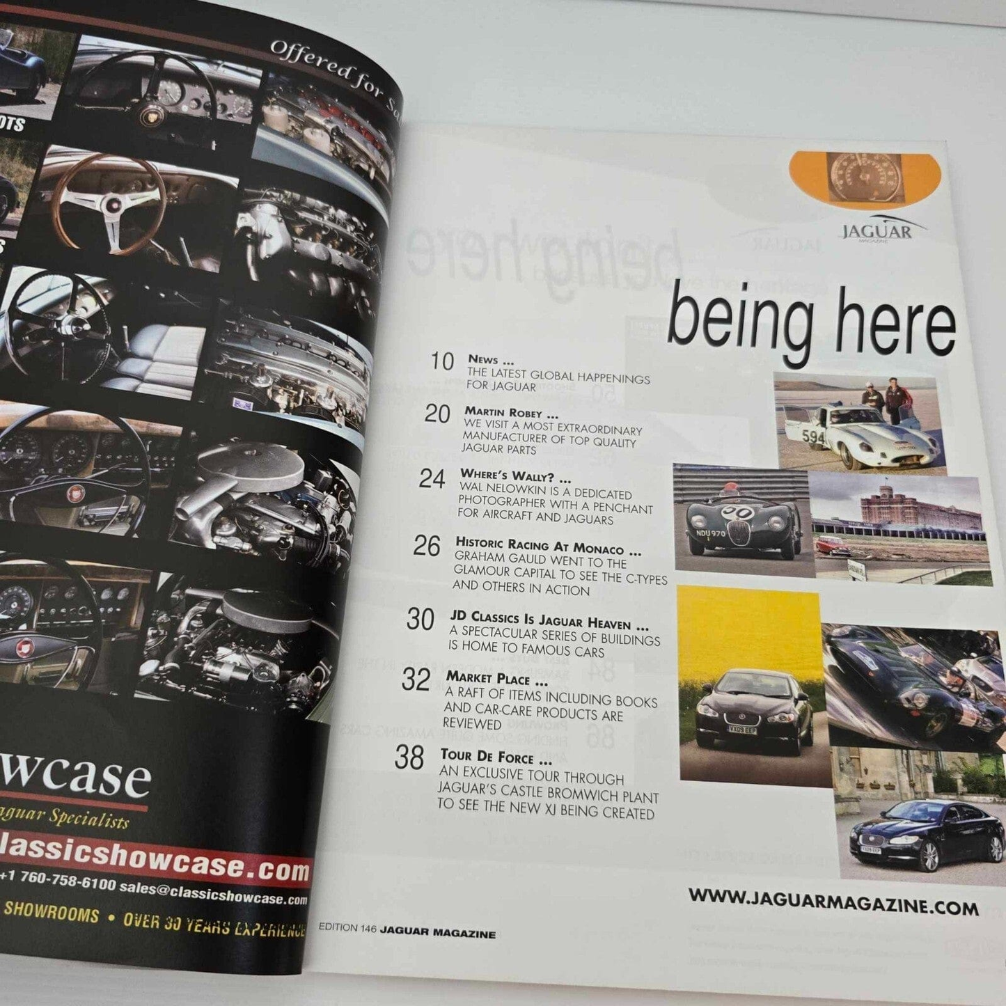 Alona.com.au Jaguar Magazine Issue No 146 Salt Lake E-Type - New XJ - Le Mans with XK-R