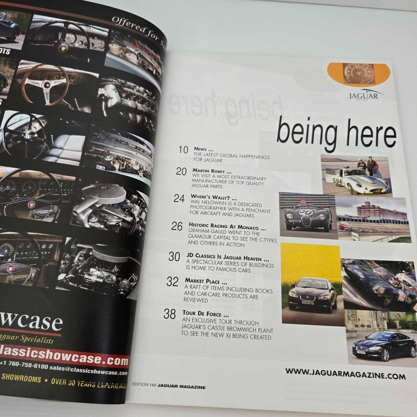 Alona.com.au Jaguar Magazine Issue No 146 Salt Lake E-Type - New XJ - Le Mans with XK-R